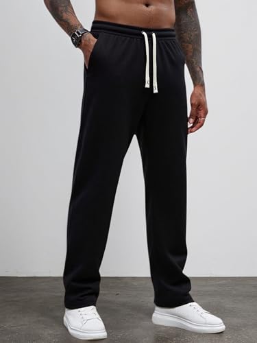 Men's Casual Jogger Pants Lightweight Breathable Elastic Waist with Pockets