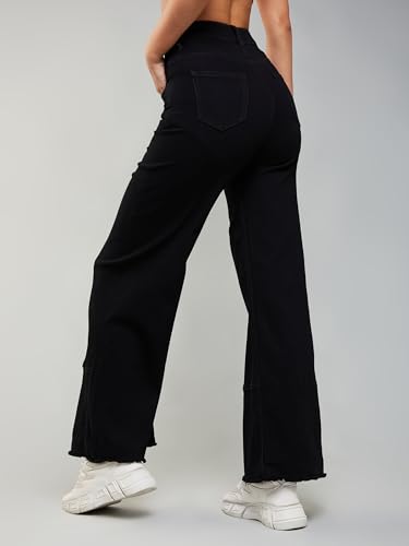 Image of Dolce Crudo High Rise Wide Leg Jeans for Women
