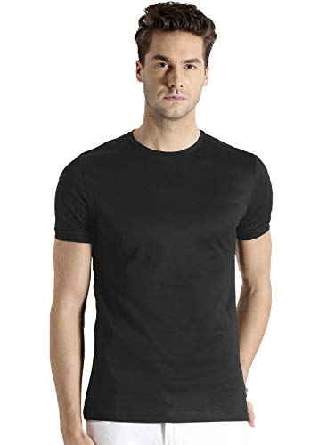 Image of ADRO Men's Cotton Solid Regular Fit T-Shirt
