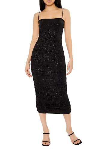 Forever 21 Women's Glitter Knit Bodycon Maxi Dress...
