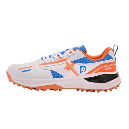 DNINE Blaster 1 | Premium Cricket Shoes by Deepak Chahar | Rubber Studs | Superior Grip and Performance | US Sizes