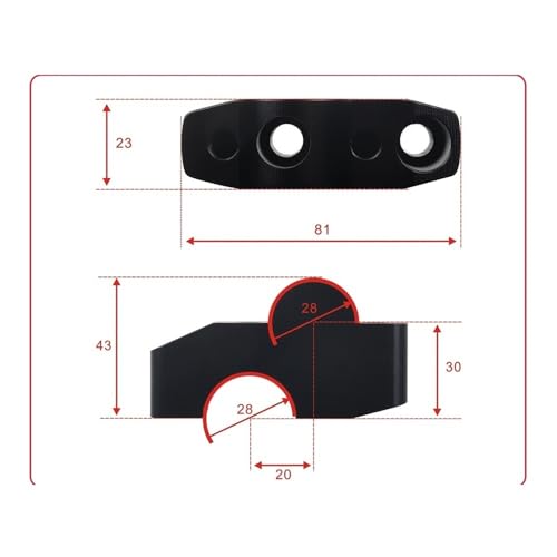 Evita dolor de espalda con la abrazadera elevadora manillar para Honda CB650R 3