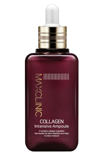 MAXCLINIC Collagen Intensive Ampoule | Firming Serum for Face w/ 3 Types of Collagen | Hydrating...