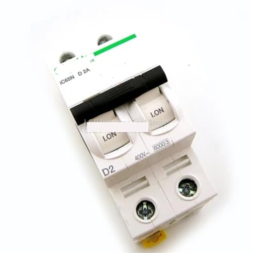 Mini disjoncteur IC65N 2P D2A A9F19202 courbe D pour tableau - 5