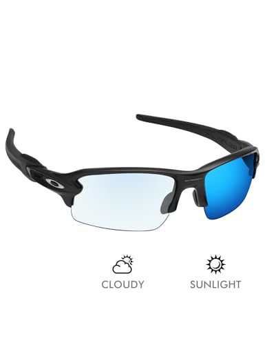 Image of Alphax Polarized Replacement Lenses for Oakley Flak 2.0 OO9295 59mm Sunglasses | Glare Reduction | Precision Cutting
