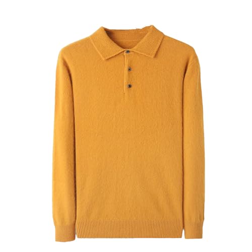 Dcvmvmn Men's Winter Cashmere Sweater Knitted Pullover Solid Color Jumper