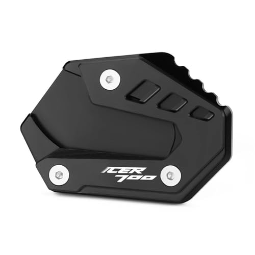 Béquille latérale de moto extension élargisseur accessoire Yamaha Tracer 700 FJ07 Nero