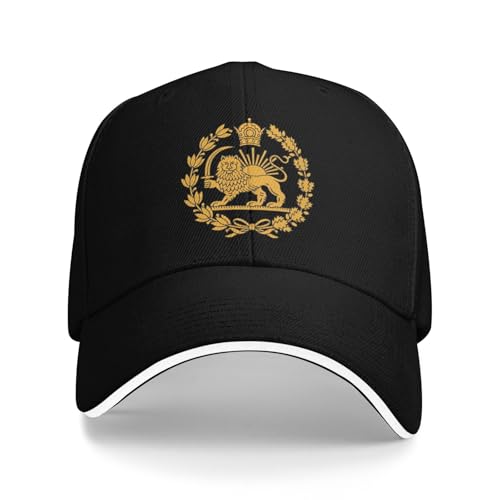 Persian Flag Iranian Lion Sun and Crown Iran Persia hat Miga Free Iran Baseball Cap