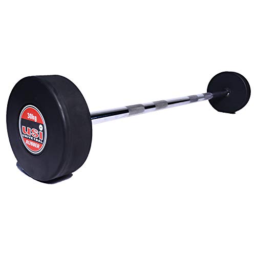 Image of USI UNIVERSAL RDBS 30Kg Straight Fixed Head Weight Bar For Gym Workout Exercise