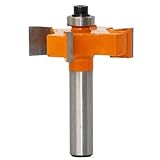 SHOKHI 1PCS 8mm Shank T Type Bearings Wood Milling Cutter Industrial Grade Rabbeting Bit Woodworking Tool Router Bits for Wood ( Size : 8MM )