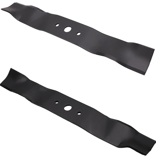 Lame de tondeuse à gazon 2x 42cm Ø 18 mm Jeu de lames pour Alpina BT 84, STIGA Estate 3084 2084 1820043600 1820043601 Couteaux