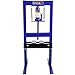 PULLAFUN Hydraulic Press, 6-Ton Benchtop Hydraulic Shop Press with Press Plates, H-Frame Garage Floor Press, Adjustable Working Table Height, Blue