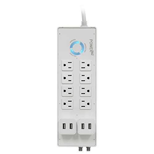 Panamax P360-8, 8-Outlet Floor Surge Protector/Charging Station #TOP1