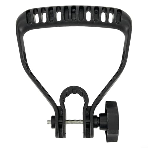 Yuanpgky Mango para cortadora de césped eléctrica inalámbrica, pieza de repuesto, accesorio para cortacésped, herramienta de jardín, material de acero plástico negro
