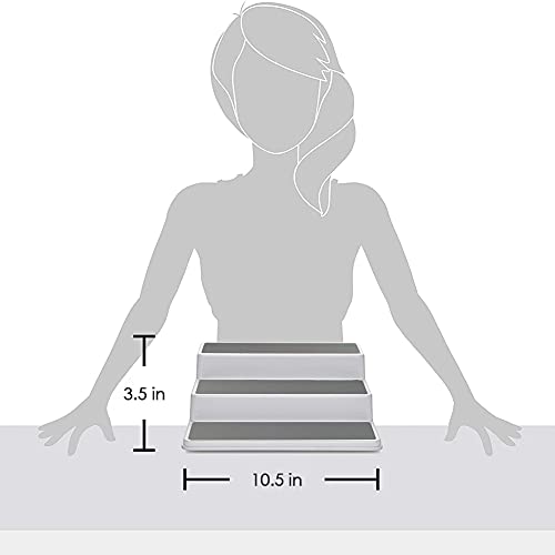 Asika SWN-0429-1 Skid 3-Tier Spice Pantry Kitchen Cabinet Organizer thumb #6