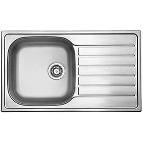 respekta Dallas Stainless Steel Built-in Sink 86 x 50 cm Cover