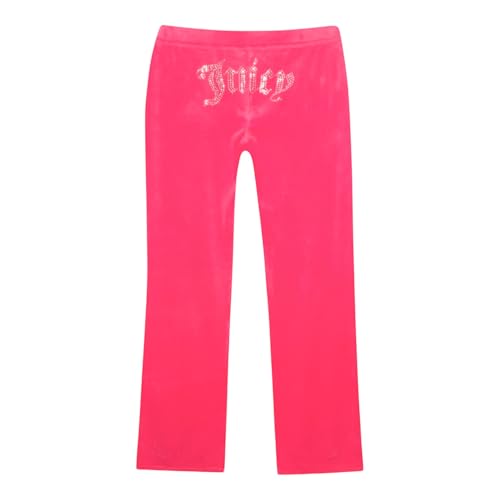 Juicy Couture Women's Plus Size Bling Velour Track Pants