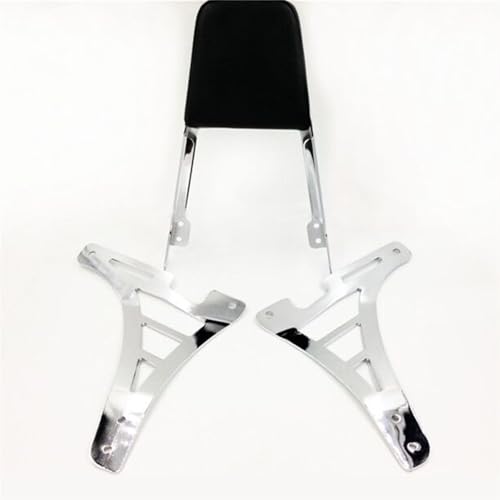 Sissy bar moto avec coussinet cuir pour éviter le mal de dos