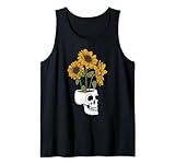Photo Gallery skull plant girasole scheletro funny gardening canotta Photo Gallery skull plant girasole scheletro funny gardening canotta