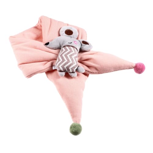 Pack de 2 bufandas cruzadas para niños en color rosa informal 4
