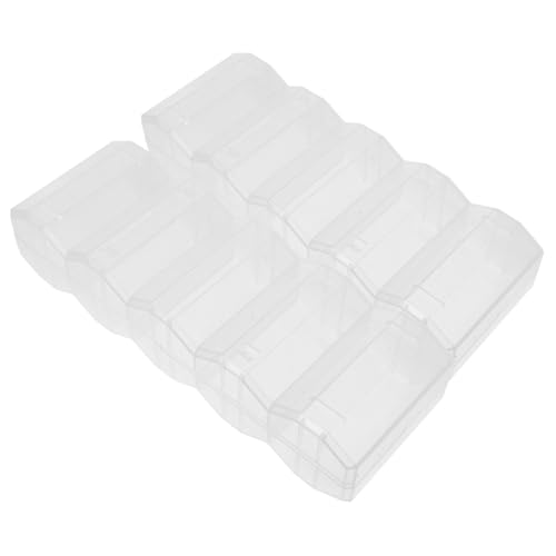 Totority 2pcs Poker Chip Box for Poker Chips Card Deck Case Storage Organizer Portable Holder