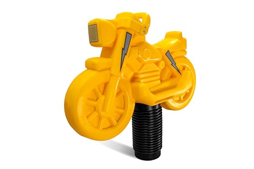 American Swing Spring Rider Roto-Molded Motorcycle Yellow