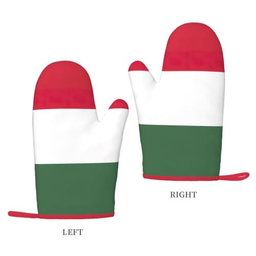 Ensemble de four lavable drapeau Hongrie isolant cuisine et grillades