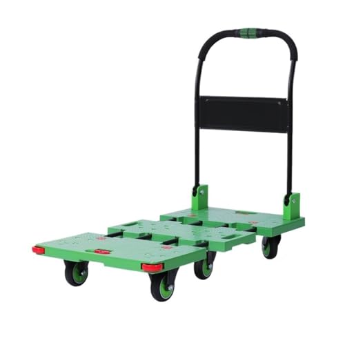 Carretilla plegable con plataforma para transporte silencioso miniatura 1