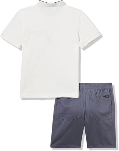Image of Calvin Klein baby-boys 2pc Polo Short Set