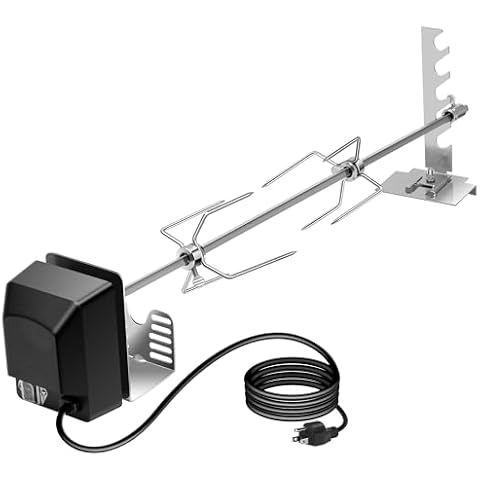 VIVOHOME 304 Stainless Steel Rotisserie Kit Cover