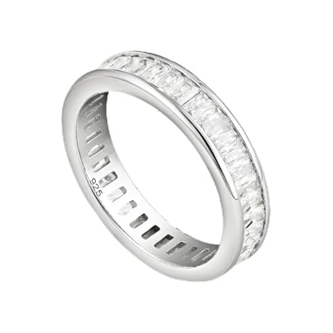 925 Sterling Silver Eternity Band Ring Cover