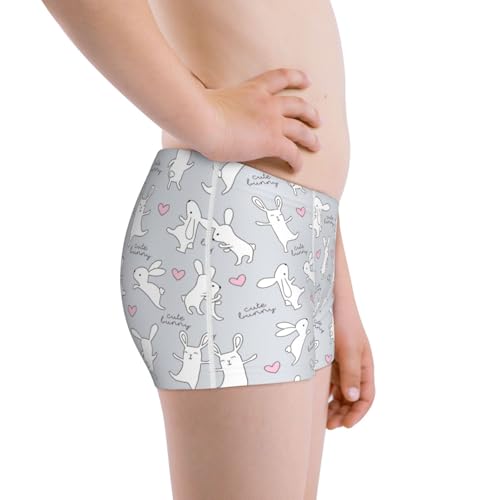 Boys' Cotton Boxer Brief Soft Underwear-Fun Rabbit2