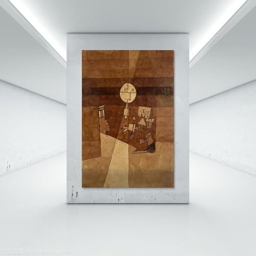 Póster de Paul Klee Moon Play para decoración de dormitorio, cuadro de 40x60 cm 7
