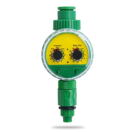 Riuulity Temporizador de Riego Automático, Controlador de Riego Electrónico Programable con Control de para Jardín, Flores, Plantas, Bonsái Al Aire Libre