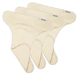 Bio-Baumwolle | Geformte Einlage mit Tasche 3er-Set