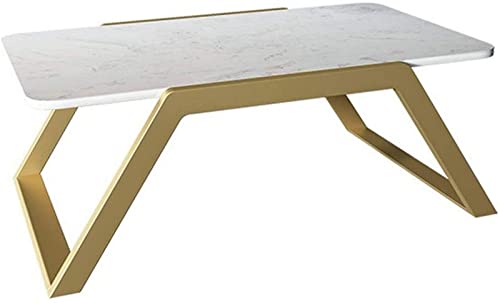 Maison balcon créatif table basse marbre or 60cm de salon