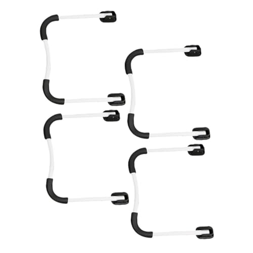 Uonlytech 2セット 折りたたみ式字型属テーブル脚 高耐荷重 滑り止め付き 折畳み式家具脚 ベッドデスク交換用 家具補修用シンプルブラケット