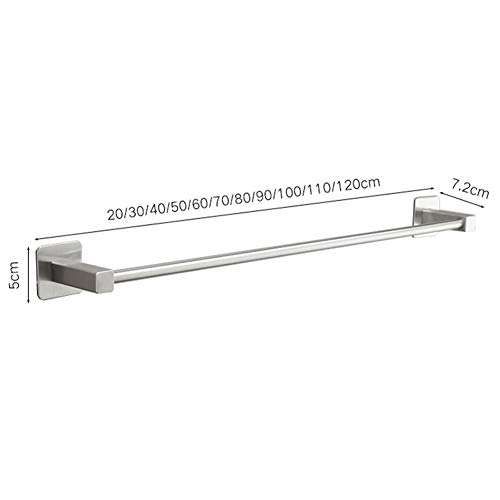 Preisvergleich Produktbild fgdsa Edelstahl 304 Badezimmerzubehör Single Towel Bar,Selbstklebende Zeitgenössischen Stil Handtuchreling,ohne Bohren Wandmontage Badetuchstange-i 100cm(39inch)