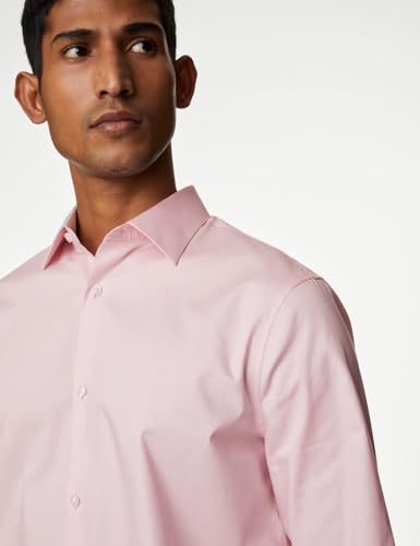 Image of Marks & Spencer Men's Cotton Regular Fit Long Sleeves Shirt