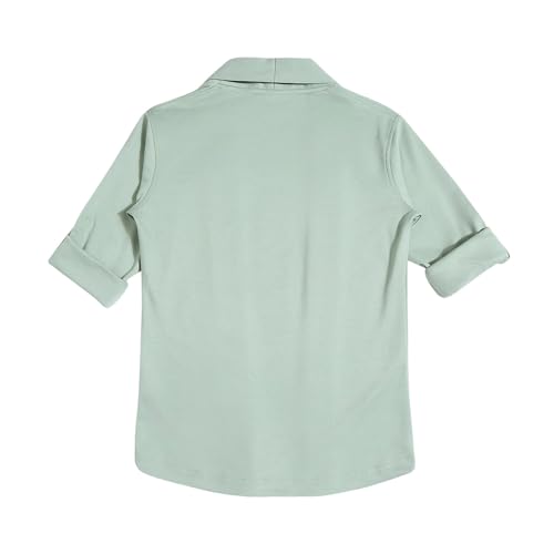 Image of CAVIO Boys Solid Open-Front Shrug with T-Shirt