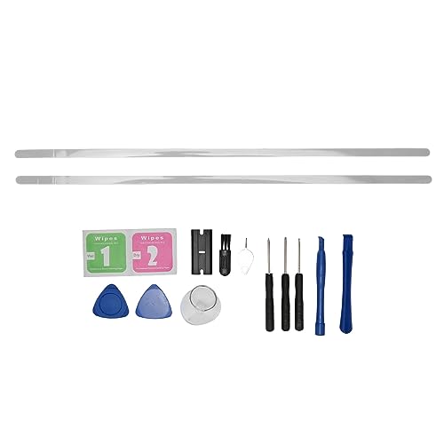 Bumper Feet Strips, 2 Pack Non Slip Notebook DIY Rubber Bumper Feet Replacement Tool for Surface Laptop Studio 14.4 Inch, Bottom Cover Rubber Feet Strip Replacement (Grey)