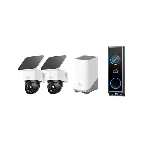 Amazon.com: eufy Security SoloCam S340 2-Cam Kit (HomeBase S380