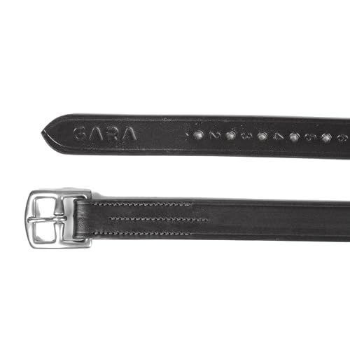 Image of BLENHEIM VELOCITI Stirrup Leathers, Black, 36in