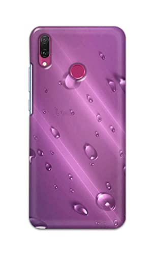 Image of PRINTFIDAA Water Bubbles in Lilac Background Printed Designer Hard Back Case Cover for Huawei Y9 (2019), JKM-LX1, JKM-LX2, JKM-LX3, JKM-AL00 /JKM-TL00 -(TI) MVN1005