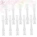 GOOHOCHY 10Pcs Mask Ear Rope Buckles Convenient Extension Accessories for Lightweight Material for Men and Women Easy to Clean and Reusable White