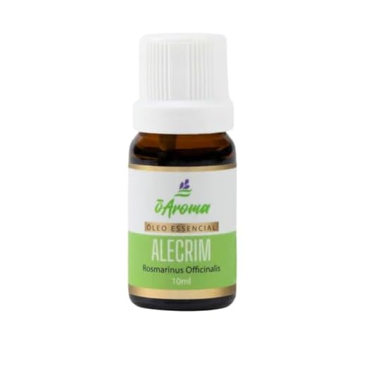 Óleo Essencial de Alecrim 100% Puro Vegano Auxilia no Crescimento de Cabelo Barba Diminui Queda Capilar Ajuda no Tratamento da Caspa Acne Rosmarinus Officinalis