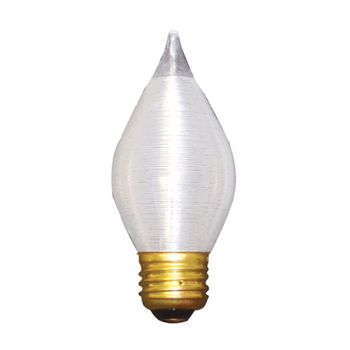 Bulbrite Incandescent C15 Medium Screw Base (E26) Light Bulb, 1 Count (Pack of 1), Satin