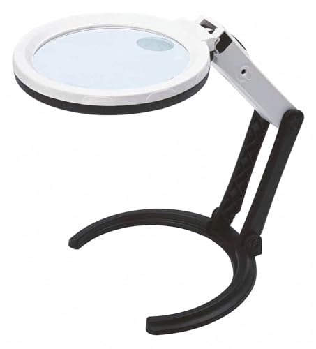 INSIZE 7512-1 THREE WAYS MAGNIFIER WITH ILLUMINATION, Magnification 2X/4X image 2
