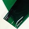KELUBATU Transparent PVC Vinyl 30 x 120 cm, Clear Jelly Vinyl Roll See-Through 0.5 mm Solid Waterproof Faux Leather Fabric for Sewing DIY Crafts Bags Accessories, Green #4