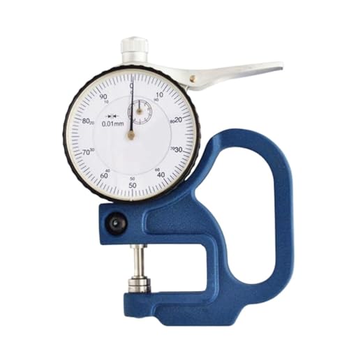 Calibrador Mecánico de Espesores 0-10 mm con Resolución 0.01 mm, para Pantallas LCD y Materiales Blandos como Papel, Film, Cuero y Espumas miniatura 1
